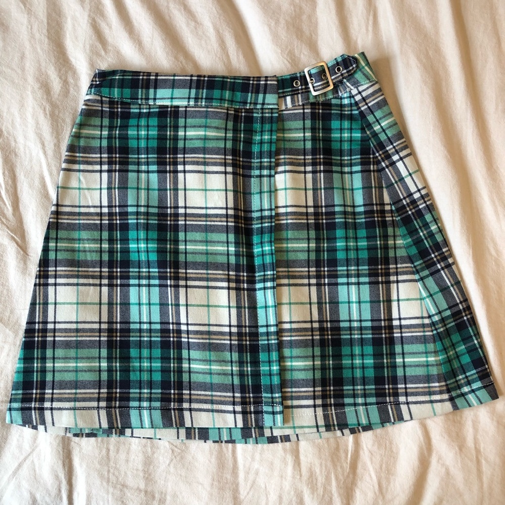 Never Worn One Size Brandy Melville Plaid Skirt